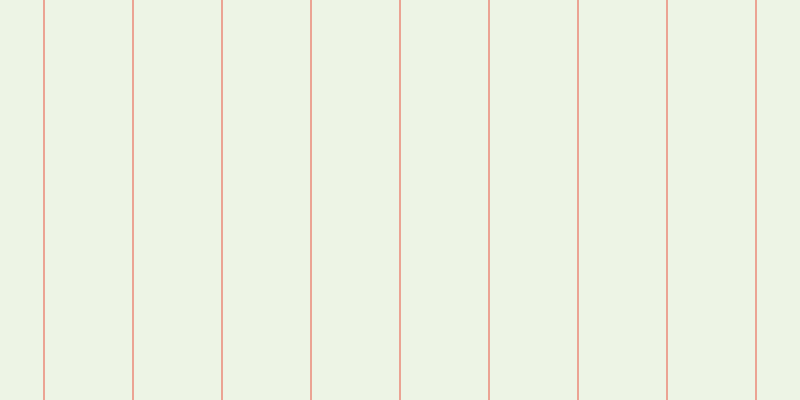 #deebcd (50%), #eba393 vertical lines, two pixels wide, eighty-seven pixels apart