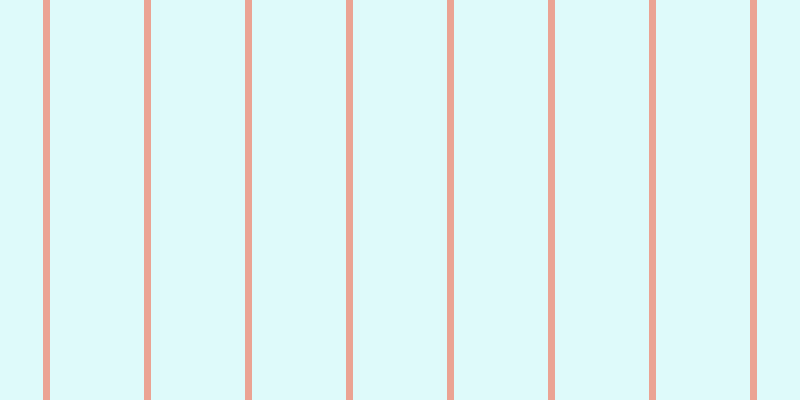 #defafa, #eba393 vertical lines, seven pixels wide, ninety-four pixels apart