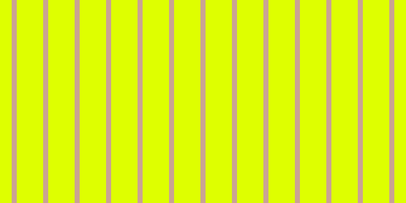 #deff00, #caa393 vertical lines, ten pixels wide, fifty-two pixels apart
