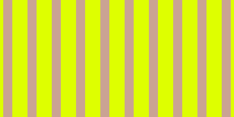 #deff00, #caa393 vertical lines, thirty-one pixels wide, fifty-two pixels apart