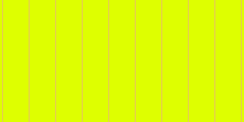 #deff00, #eba393 vertical lines, two pixels wide, eighty-five pixels apart