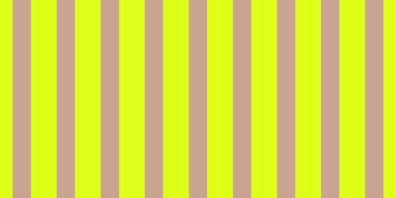 #deff1a, #caa393 vertical lines, thirty-seven pixels wide, fifty-two pixels apart