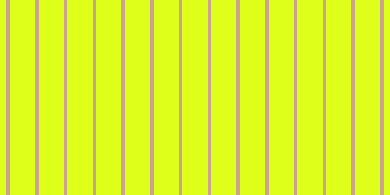 #deff1a, #caa393 vertical lines, seven pixels wide, fifty-two pixels apart