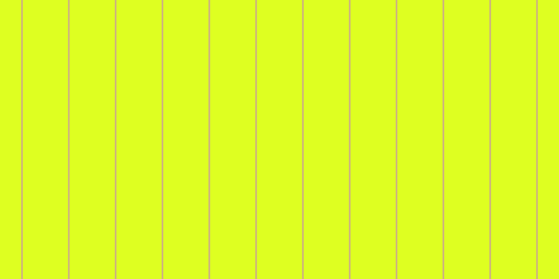 #deff21, #caa393 vertical lines, two pixels wide, sixty-five pixels apart