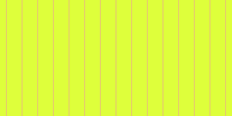 #deff3b, #eba393 vertical lines, two pixels wide, fifty-two pixels apart