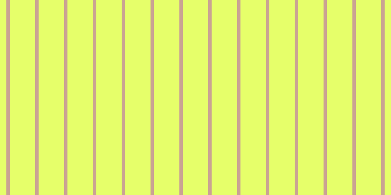 #deff3b (75%), #caa393 vertical lines, seven pixels wide, fifty-two pixels apart