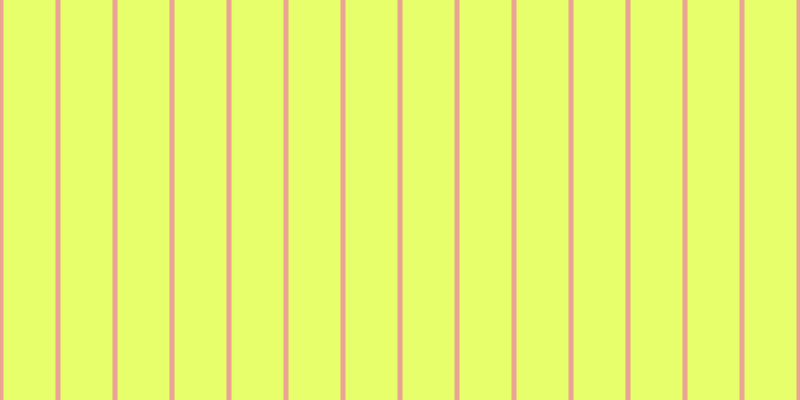 #deff3b (75%), #eba393 vertical lines, five pixels wide, fifty-two pixels apart
