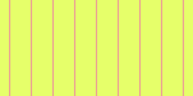 #deff3b (75%), #eba393 vertical lines, six pixels wide, eighty-four pixels apart