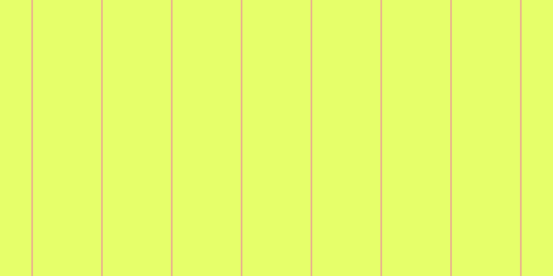 #deff3b (75%), #eba393 vertical lines, two pixels wide, ninety-nine pixels apart