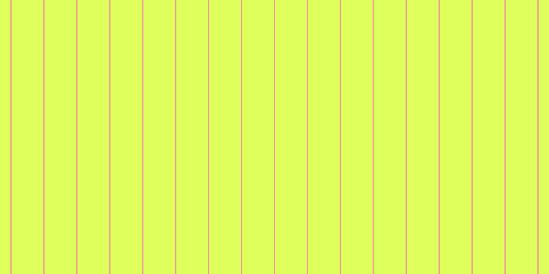 #deff5c, #eba393 vertical lines, two pixels wide, forty-six pixels apart