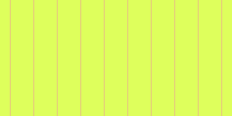 #deff5c, #eba393 vertical lines, two pixels wide, seventy-nine pixels apart