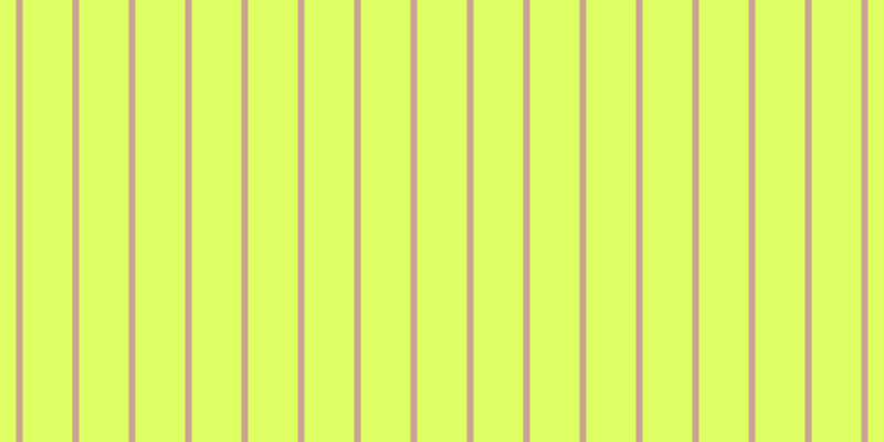 #deff63, #caa393 vertical lines, six pixels wide, forty-five pixels apart