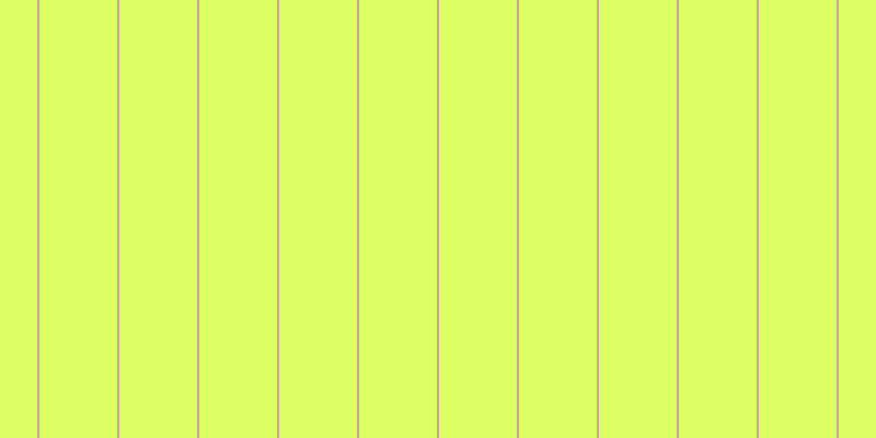 #deff63, #caa393 vertical lines, two pixels wide, seventy-one pixels apart