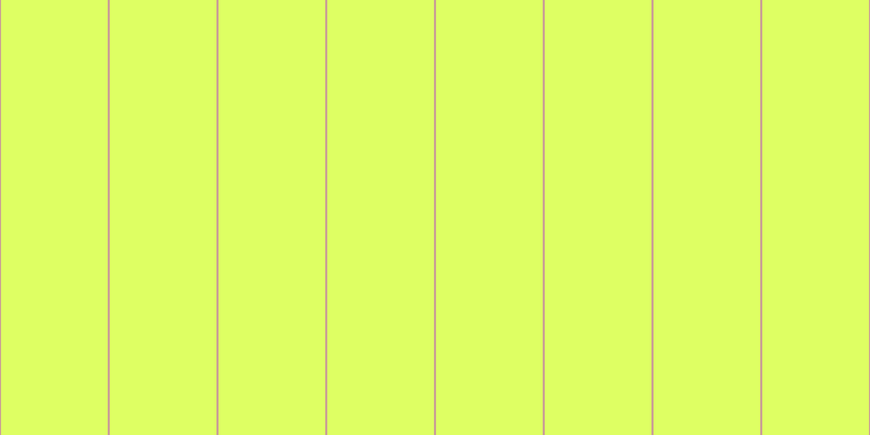 #deff63, #caa393 vertical lines, two pixels wide, ninety-eight pixels apart