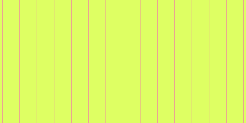 #deff63, #eba393 vertical lines, two pixels wide, fifty-four pixels apart
