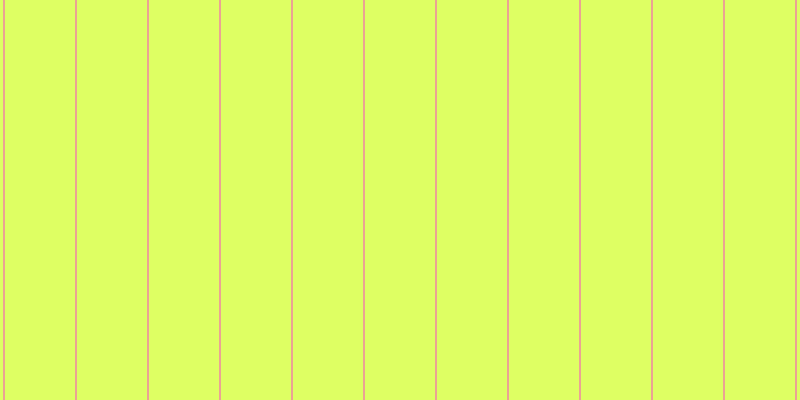 #deff63, #eba393 vertical lines, two pixels wide, seventy pixels apart