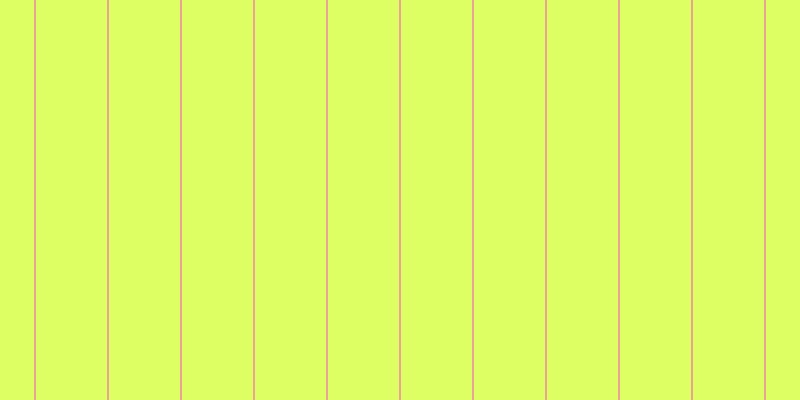 #deff63, #eba393 vertical lines, two pixels wide, seventy-one pixels apart