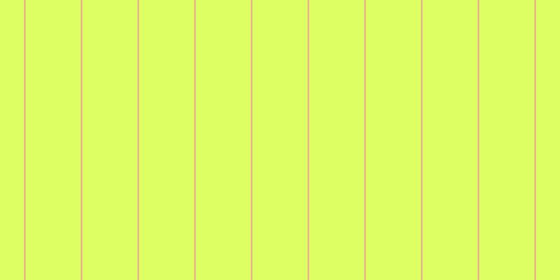 #deff63, #eba393 vertical lines, two pixels wide, seventy-nine pixels apart