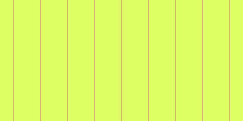 #deff63, #eba393 vertical lines, two pixels wide, eighty-seven pixels apart