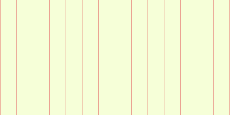 #deff63 (25%), #eba393 vertical lines, two pixels wide, fifty-five pixels apart