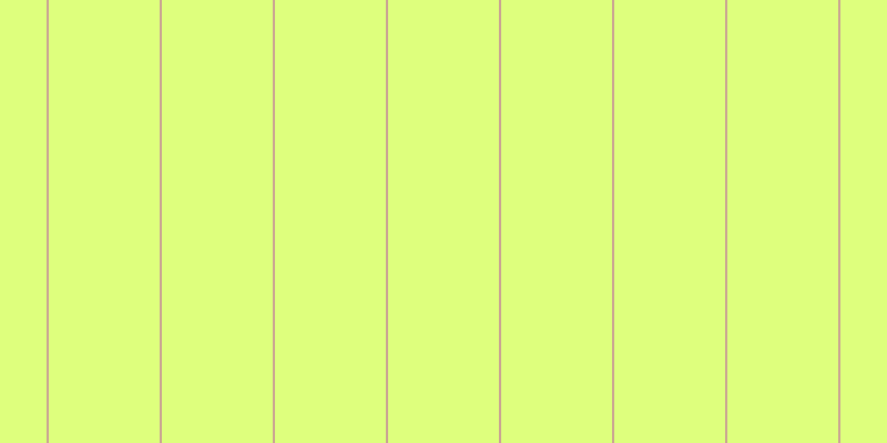 #deff7d, #caa393 vertical lines, two pixels wide, one hundred pixels apart