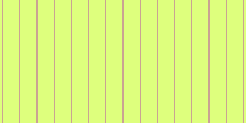 #deff7d, #caa393 vertical lines, four pixels wide, fifty-two pixels apart