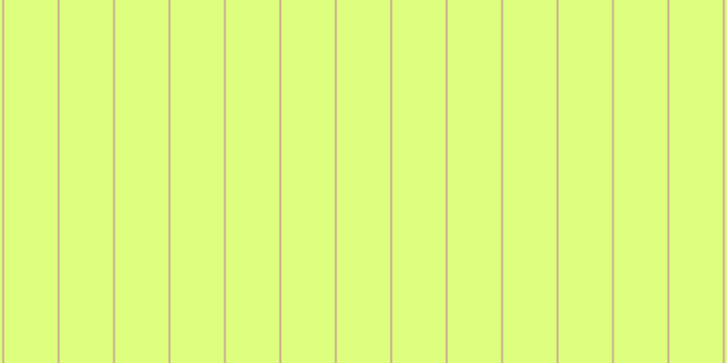 #deff7d, #caa393 vertical lines, two pixels wide, fifty-nine pixels apart
