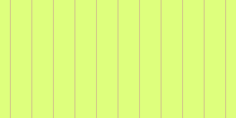 #deff7d, #caa393 vertical lines, two pixels wide, seventy-one pixels apart