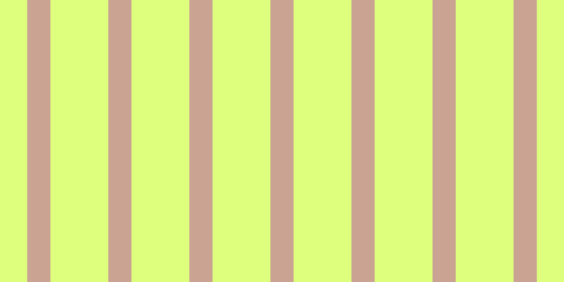 #deff7d, #caa393 vertical lines, thirty-three pixels wide, eighty-two pixels apart