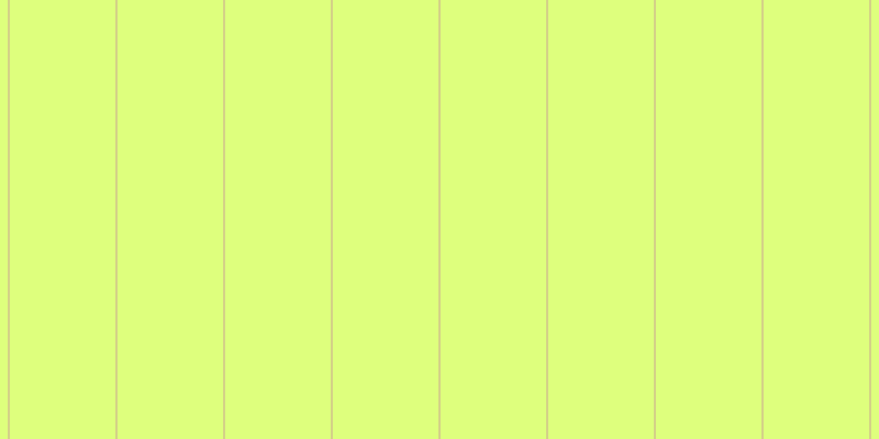 #deff7d, #caa393 vertical lines, one pixels wide, ninety-seven pixels apart