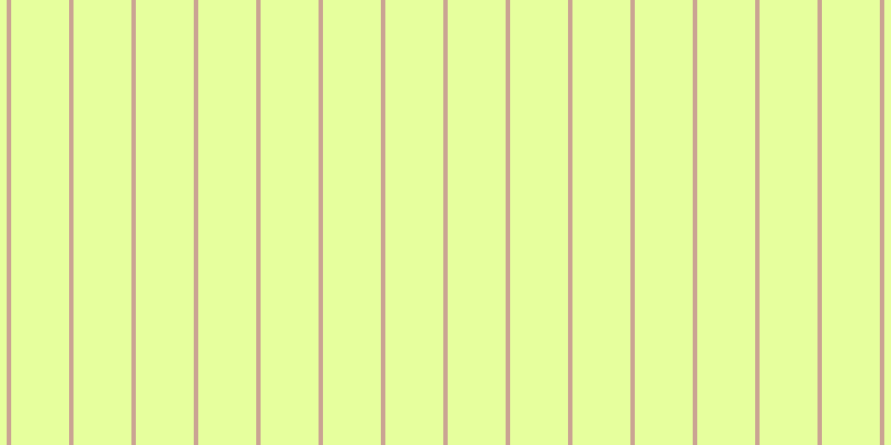 #deff7d (75%), #caa393 vertical lines, four pixels wide, fifty-two pixels apart
