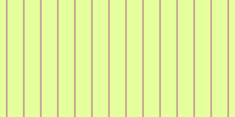 #deff7d (75%), #caa393 vertical lines, six pixels wide, fifty-two pixels apart