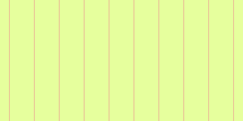 #deff7d (75%), #eba393 vertical lines, two pixels wide, eighty pixels apart