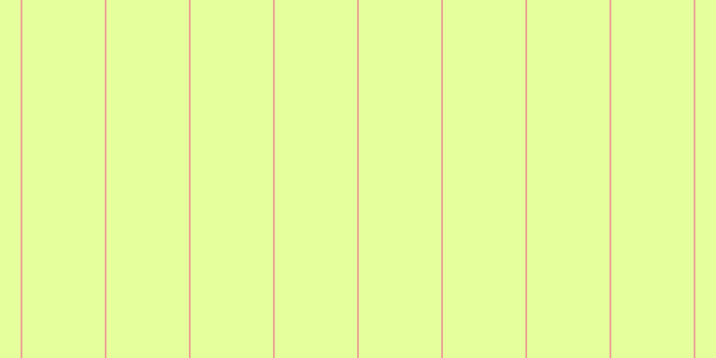#deff7d (75%), #eba393 vertical lines, two pixels wide, ninety-two pixels apart