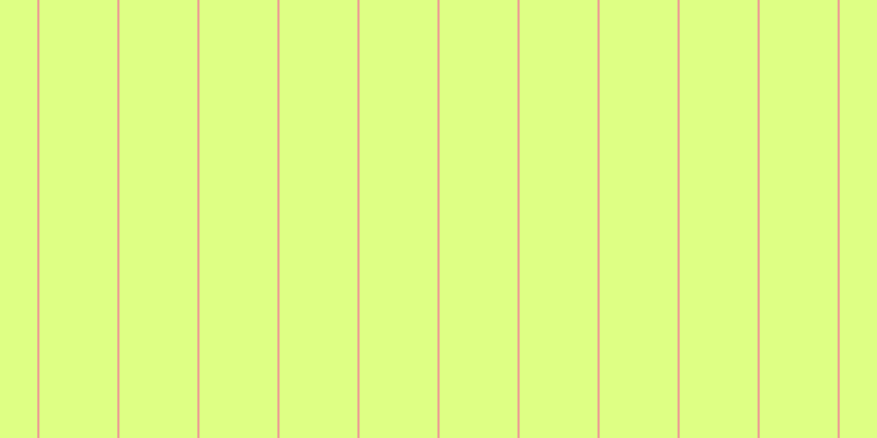 #deff84, #eba393 vertical lines, two pixels wide, seventy-one pixels apart