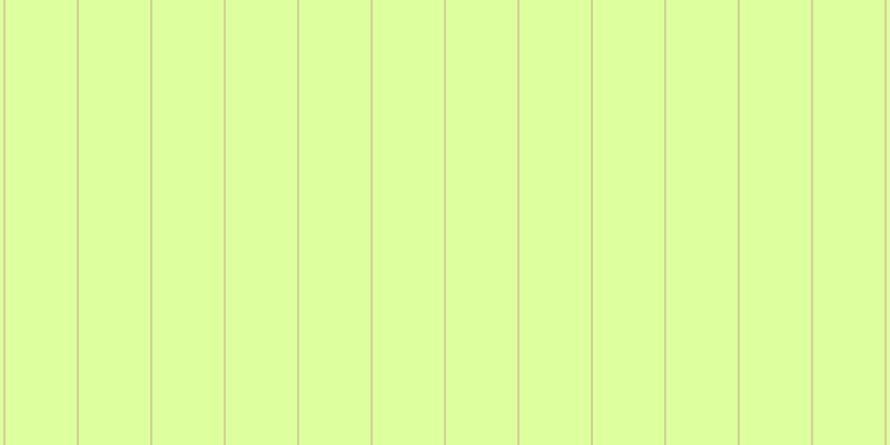 #deff9e, #caa393 vertical lines, one pixels wide, sixty-five pixels apart