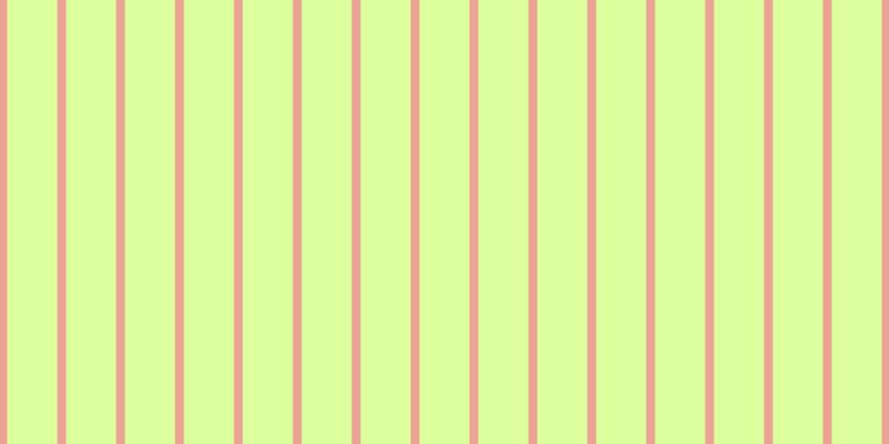 #deff9e, #eba393 vertical lines, eight pixels wide, forty-five pixels apart