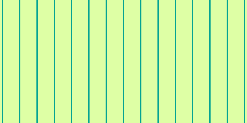 #deffa5, #04a393 vertical lines, four pixels wide, fifty-two pixels apart