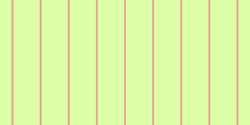 #deffa5, #eba393 vertical lines, six pixels wide, eighty-four pixels apart