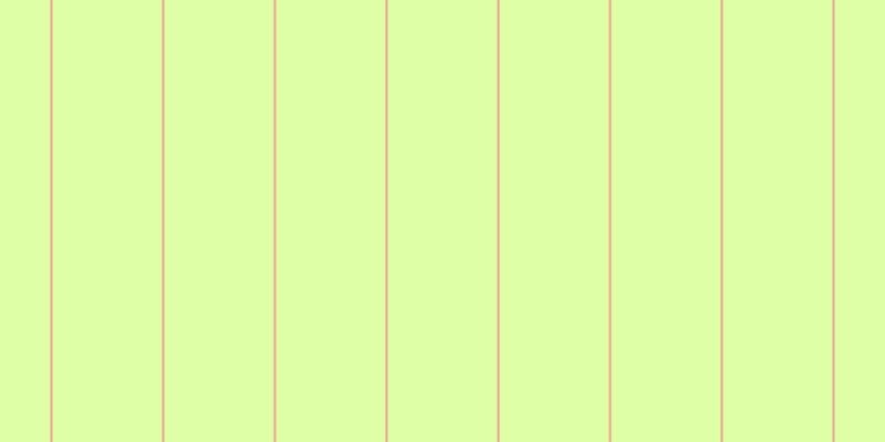 #deffa5, #eba393 vertical lines, two pixels wide, ninety-nine pixels apart