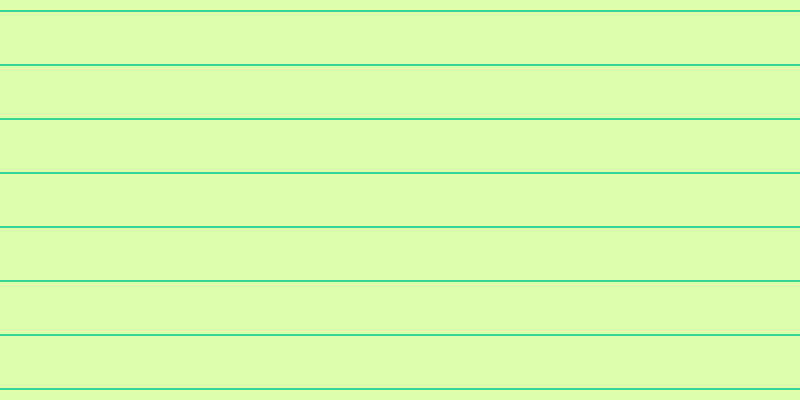 #deffad, #36d393 horizontal lines, two pixels wide, fifty-two pixels apart