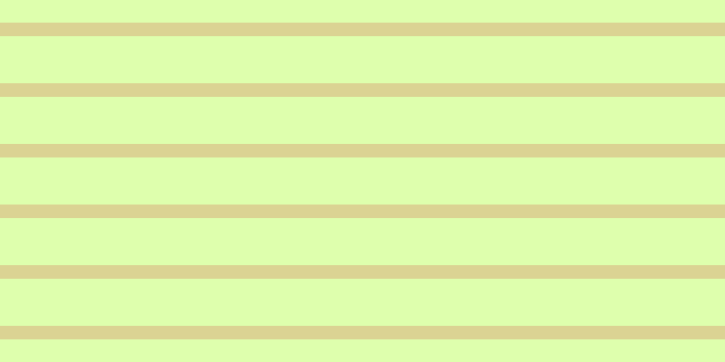 #deffad, #dbd393 horizontal lines, fifteen pixels wide, fifty-two pixels apart