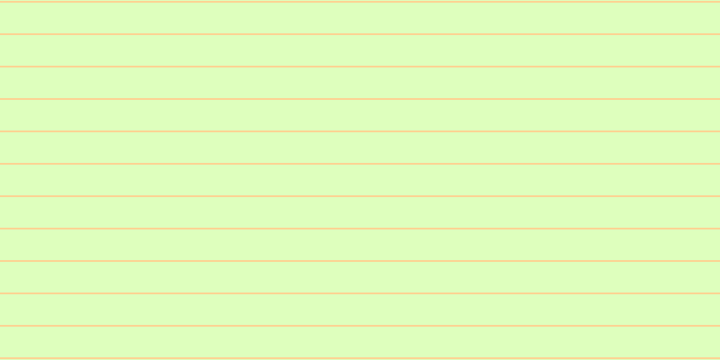 #deffbd, #fcd393 horizontal lines, two pixels wide, thirty-four pixels apart