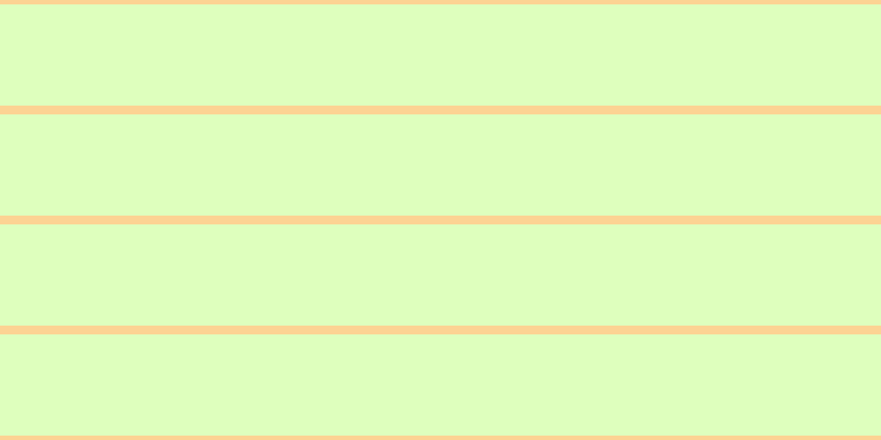 #deffbd, #fcd393 horizontal lines, eight pixels wide, ninety-two pixels apart