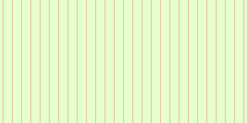 #deffbf (75%), #eba393 vertical lines, two pixels wide, twenty-eight pixels apart