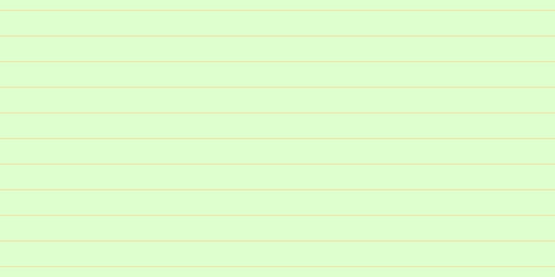 #deffce, #fcd393 horizontal lines, one pixels wide, thirty-six pixels apart