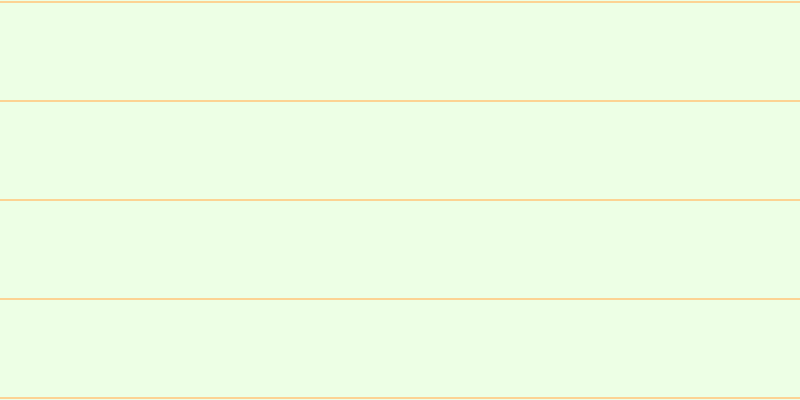 #deffce (50%), #fcd393 horizontal lines, two pixels wide, ninety-seven pixels apart