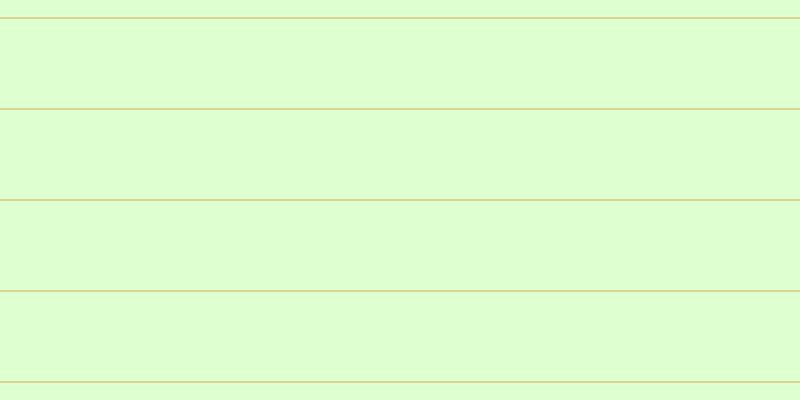 #deffcf, #dbd393 horizontal lines, two pixels wide, eighty-nine pixels apart