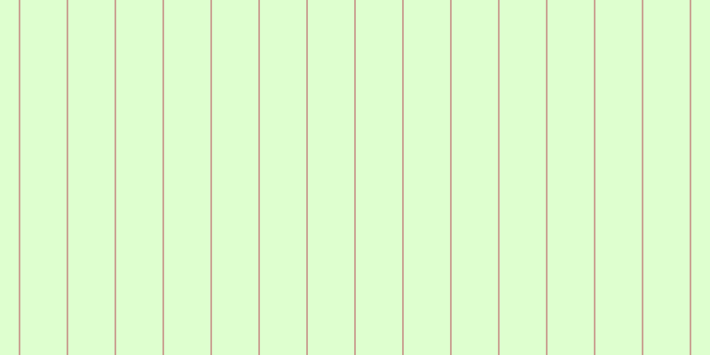 #deffcf, #caa393 vertical lines, two pixels wide, fifty-two pixels apart
