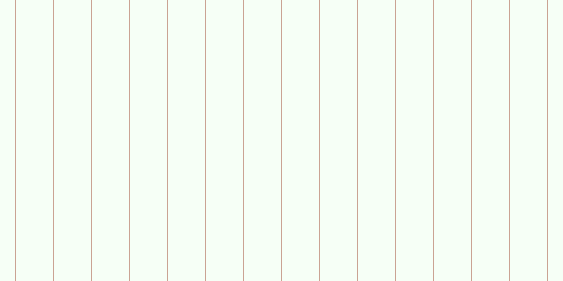 #deffde (25%), #caa393 vertical lines, two pixels wide, fifty-two pixels apart